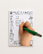 Reflective Scribble Pad