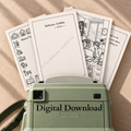 Reflective Scribble Snapshot | 4-Page Printable Digital Download