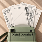 Reflective Scribble Snapshot | 4-Page Printable Digital Download