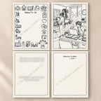 Reflective Scribble Snapshot | 4-Page Printable Digital Download